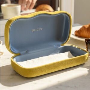 Gucci Velvet (green) Hardshell Oversized Glasses Case